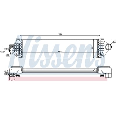 Intercooler NISSENS 96492