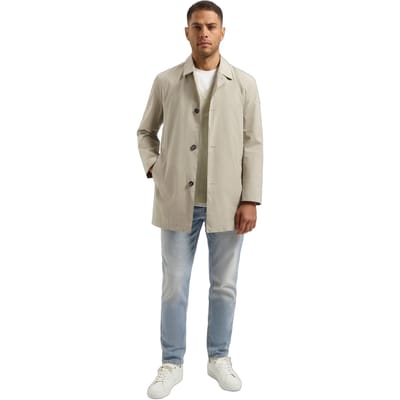 Dstrezzed Ds-ethan Carcoat Aluminium Size: XXL | Rain Jackets Outlet | Heren | Beige
