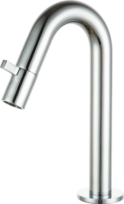 Diamond Line Eva - Toiletkraan - Glans Chroom - Opbouw - Laag - Koudwaterkraan