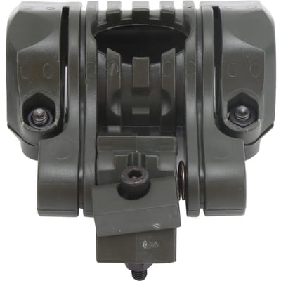 25mm Helmet Flashlight Mount Clip Flashlight Holder Portable Torch Plastic Clamp Bracket