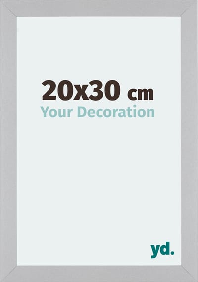 Your Decoration - Fotolijst 20x30 cm - MDF - Zilver Mat - Mura