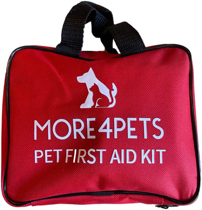 EHBO koffer - EHBO Kit - EHBO voor hond en kat - First Aid Kit - 62-delig - Inclusief riem en drinkbak