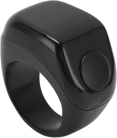 Slimme Ringenteller - Digitale Gebedsteller - Geloof Uiten - Trillingsherinnering - 042 Inch Scherm - Zwart