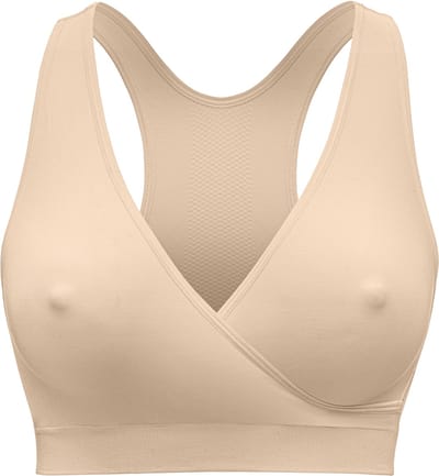 Medela Keep Cool Sleep bh - Naadloze slaapbh - Zwangerschapsbh - Voedingsbh met 2 ademende zones - Soft Touchmateriaal - Chai - Maat M
