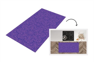 Keukenloper - Loper keuken - Mandala - Design - Abstract - Bohemian - 120x60 cm - Keukenloper vinyl