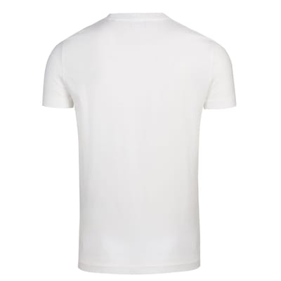Diesel T-Just-SV Only The Brave Logo Witte T-Shirt
