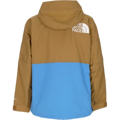 Pull-on windjack voor heren 78 Low-fi Hi-tek windjammer Utility Brown/super Sonic Blue