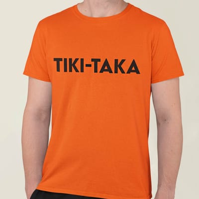 Oranje WK-EK T-Shirt Tiki-Taka XS