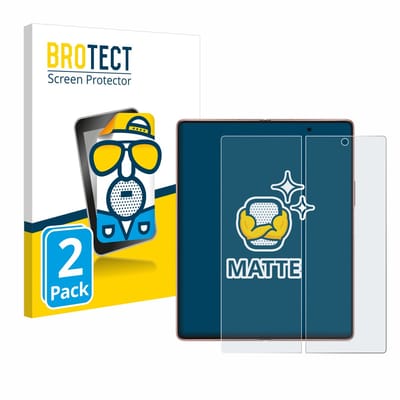 BROTECT - Screenprotector voor Samsung Galaxy Z Fold 2 5G (Inner display) - Folie Beschermfolie matte 2 Stuks