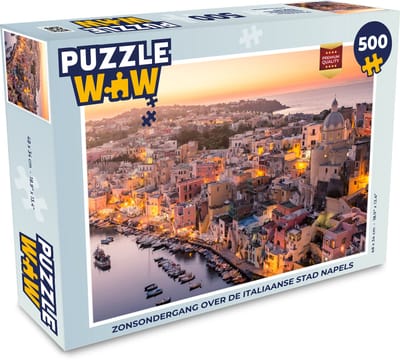 Puzzel Architectuur - Lucht - Water - Italië - Legpuzzel - Puzzel 500 stukjes