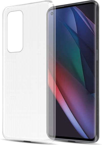 Cadorabo Hoesje geschikt voor Oppo FIND X3 NEO in VOLLEDIG TRANSPARANT - Beschermhoes gemaakt van flexibel TPU Silicone Case Cover