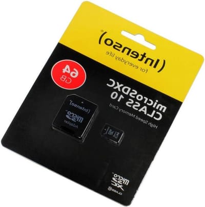 Geheugenkaart - SD kaart MicroSDXC - Opslag Uitbreiden - Inclusief SD-adapter - 64GB - Geel
