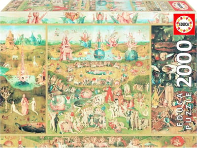 2000 stukjes puzzel Educa El Jardín Delicias