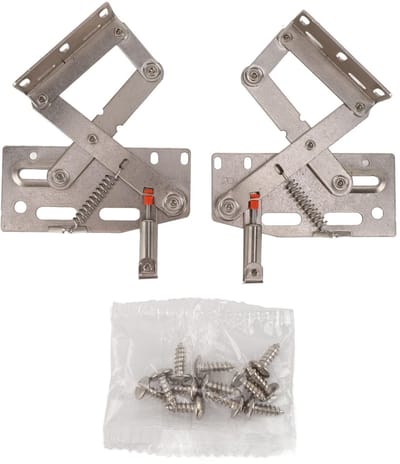 Dailygoods- Schaar Scharnier 45 Graden - Koudgewalst Staal - Duurzaam - Meubel Hardware - Platte Afwerking - Betrouwbare Ondersteuning - Kastscharnier