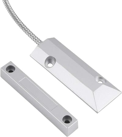 Magnetische Contact - Deur Sensor - Huis Beveiligen - Bedrade Detectie - 20-30mm Bereik - Zilverkleurig