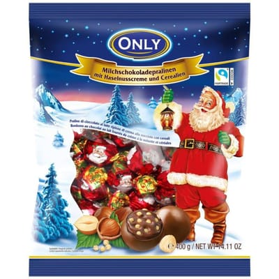 Pralinés de Noël à la Crème de Noisettes Uniquement 400 g