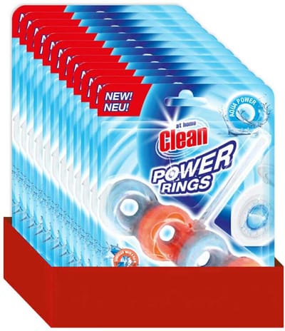 At Home Toiletblok Power Rings Aqua Power - 12 x 40 gr - Voordeelverpakking