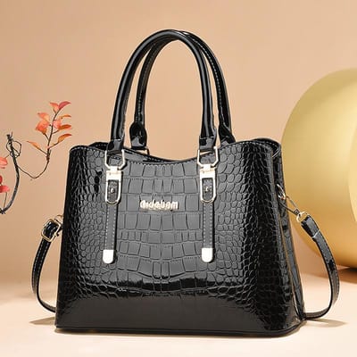 Atmosferische en Veelzijdige Handtas voor Dames Nieuwe Moedertas Middenleeftijd Tas Modieuze Grote Capaciteit Crossbody Schoonmoedertas ， gray