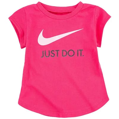 T-shirt voor babymeisjes Nike Swoosh JDI