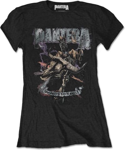 Pantera - Vintage Rider Dames T-shirt - M - Zwart