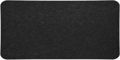 SnelShoppen - 68x33cm Vilt Gaming Muismat, Antistatische Bureau Ondergrond voor Laptop & Toetsenbord, Donkergrijs, Duurzaam en Slipvast