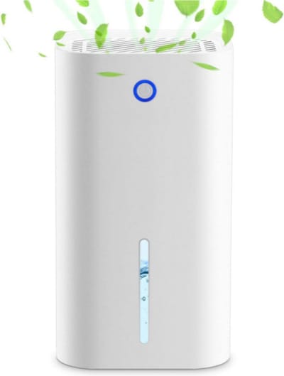 W&Z® Luchtontvochtiger - Extreem Stil - 300ml/dag - Geschikt voor Huis / Slaapkamer & Kantoor - Wit