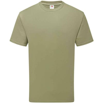 Fruit of the Loom Katoenen uniseks T-shirt voor volwassenen (Klassieke Olijf)