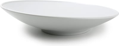 BonBistro Diep bord 30xH8cm schuin wit Appetite (Set van 6)