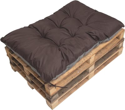 Kussens voor Pallets - Comfortabele Stoel- en Vloerkussens voor Bank en Kinderen (120 x 60 cm, Bruin)