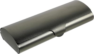 Brillen Koker - Brillenhoesje Beschermer - Dagelijks Gebruik - Metaal Krasbestendig - 16.3 cm - Paars