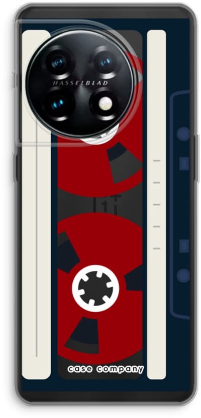 Case Company® - Hoesje geschikt voor OnePlus 11 hoesje - Here's your tape - Soft Cover Telefoonhoesje - Bescherming aan alle Kanten en Schermrand