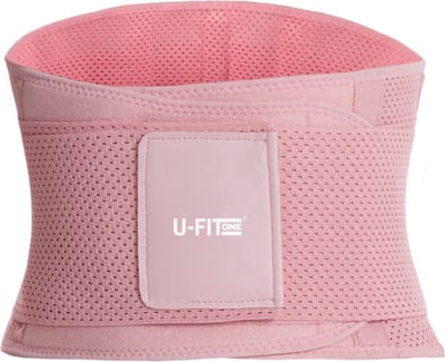 U Fit One Rugbrace - Postuur Corrector - Rugband Onderrug - Rugondersteuning - Roze - Maat XL
