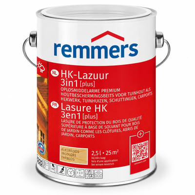 Remmers HK-Lazuur 3in1 [PLUS] - Kleurloos - 2.5 liter