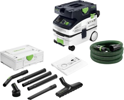 Festool CTL MINI I CLEANTEC mobiele stofafzuiger 1200 watt 10 l stofklasse L ( 578311 ) + 7-delige standaard reinigingsset ( 577257 )