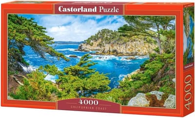Uitdagende Legpuzzel 4000 Stukjes - Prachtig Californische Kustlandschap