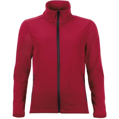 SOLS Dames/Dames Race Soft Shell Jas (Peperrood)