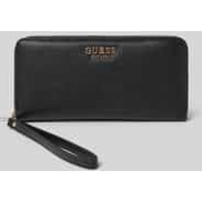 GUESS portemonnee Amorette SLG Zip Around Wallet Black zwart