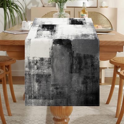 Tafelloper 40 cm breed 140 cm lang vintage rustieke tafellopers decoratie voor ronde tafel salontafel loper bruiloft feest Valentijnsdag tafelkleed