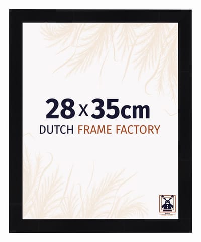 Fotolijst 28x35 cm - MDF - Zwart Hoogglans - Praag