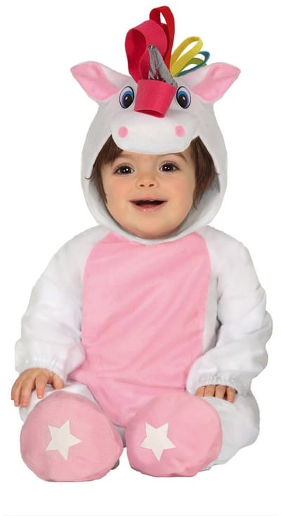 Fiestas Guirca - Jumpsuit Baby Unicorn - 12-18 maanden - Carnavalskleding - Carnaval - carnavalskleding 2027 - Carnaval kostuum
