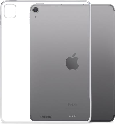 Mobilize Tablethoes geschikt voor Apple iPad Air 11 Inch (2024) Hoes Flexibel TPU | Mobilize Gelly Backcover | Doorzichtig Telefoonhoesje iPad Air 11 Inch (2024) | iPad Air 11 Inch (2024) Case | Back Cover - Transparant