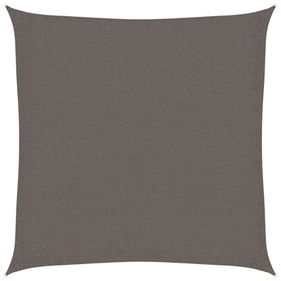 vidaXL - Zonnescherm - HDPE - vierkant - 2x2 - m - antraciet