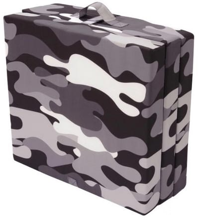 Densi Opvouwbaar matras - 3-delig vouwmatras - Jilly - streep - wasbare hoes - Logeermatras - logeerbed - 190x70x9cm