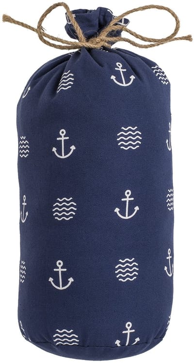 Dailygoods- Deurstopper 1,5 kg - Deurbuffer - Decoratief - Maritiem Design - Stof - Vuurtorenmotief