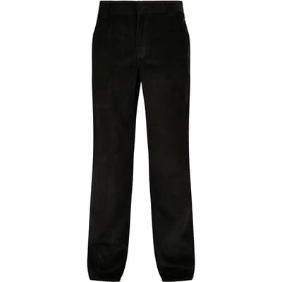 Urban Classics - Corduroy Workwear Broek rechte pijpen - Taille, 30 inch - Zwart
