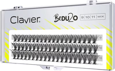 BeDU2O Dubbele Volume wimpertrosjes Mix 9-10-11mm