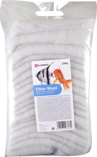 Aquarium filtermateriaal Filterwatten - 250 gr - Wit - 250 gr