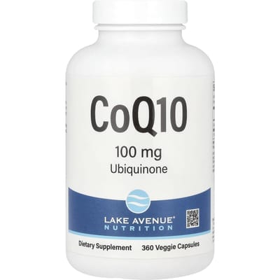 Lake Avenue Nutrition, CoQ10, ubiquinone de qualité USP, 100 mg, 360 gélules végétales
