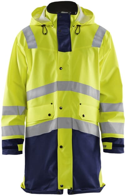 Blaklader Regenjas High Vis LEVEL 3 4326-2005 - High Vis Geel/Marineblauw - 4XL