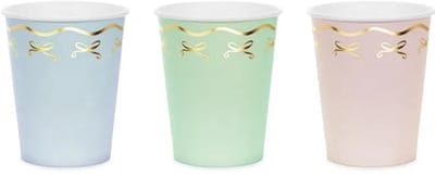 Bow Tie Cups Mix Colors (220ml)